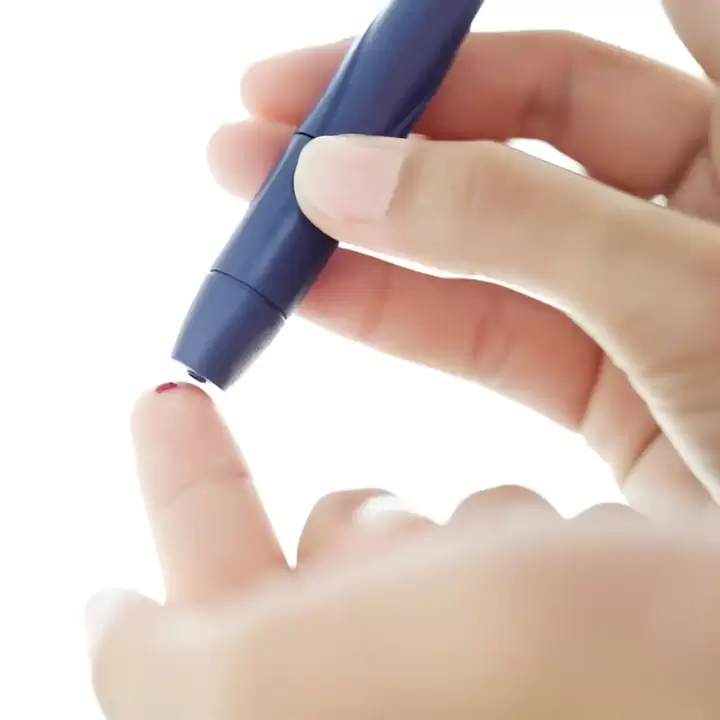 Blood fence to measure sugar with diabetes