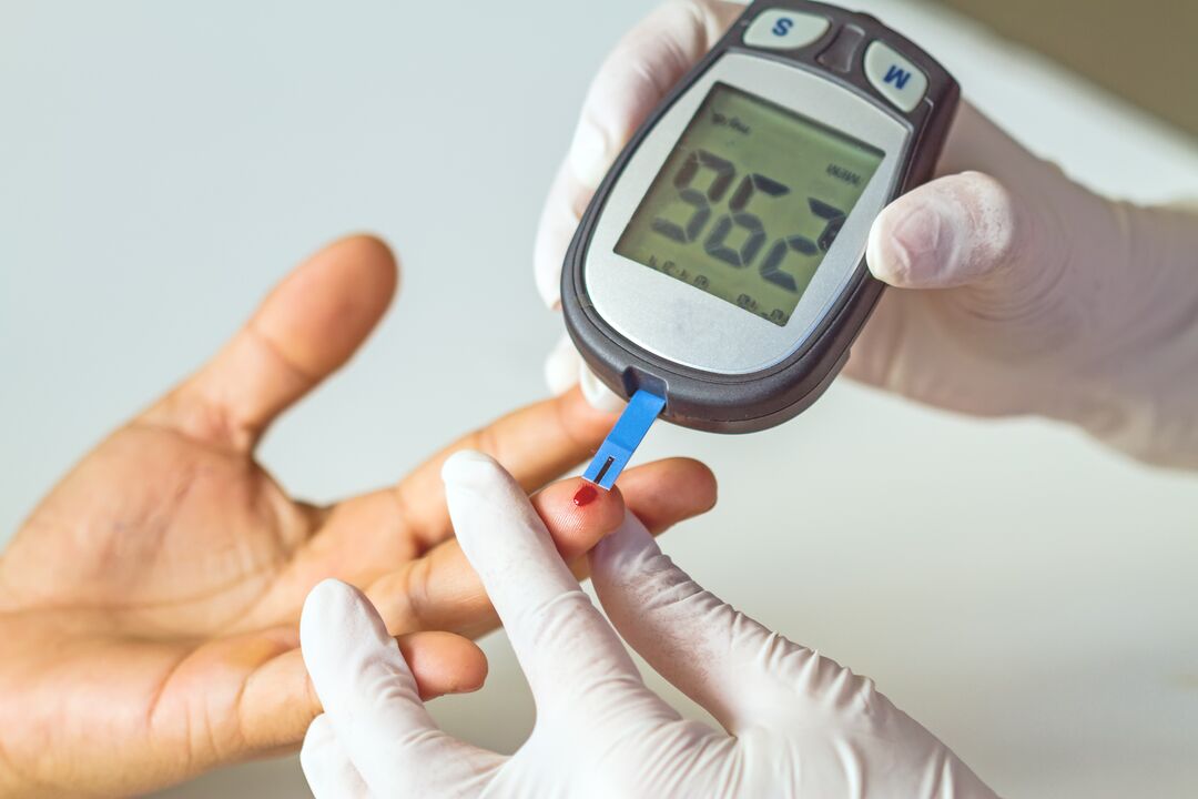 high sugar level when tested before taking Glucoren